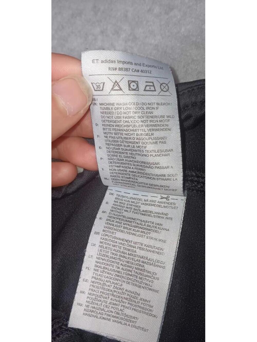 Adidas Capri Leggings Womens Size Small Black Running Jogging Athletic... - Picture 3 of 12